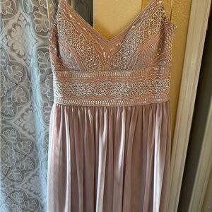 Elegant Beaded Evening Gown